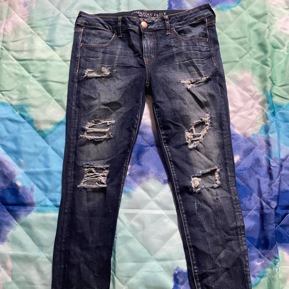 American Eagle Size 14, Dark Wash Jeans